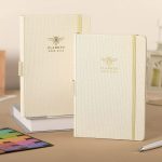 Planner 2023-2024 - Academic Planner 2023-2024 from July 2023 - June 2024, 2023-2024 Weekly Monthly Planner with Calendar Stickers, 5.75" x 8.25", Saffiano Leather, Pen Loop, Back Pocket - Black Bee - Image 8